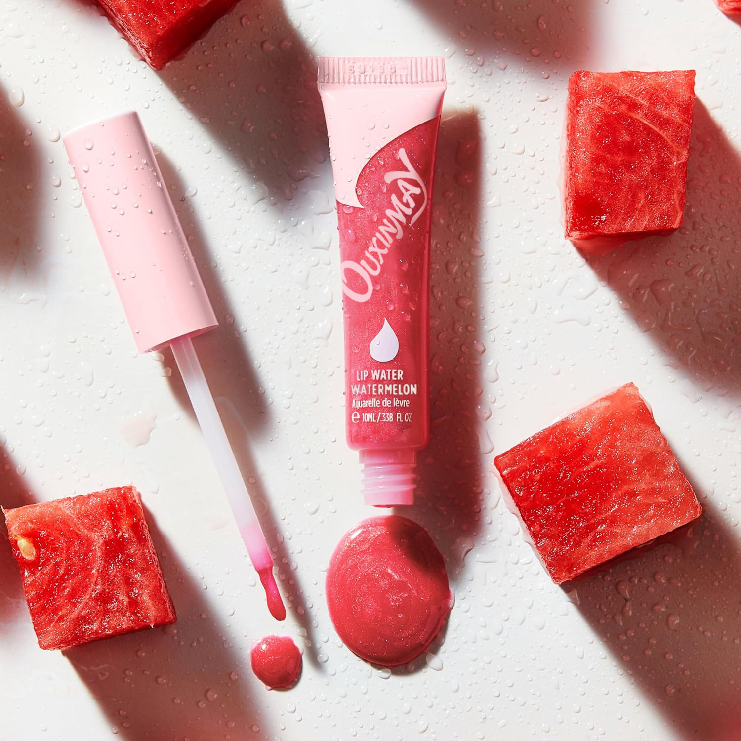 Lip Brush Tube D16 Lip Gloss Tube with Flocked Applicator Custom Cosmetic Soft Plastic Tube