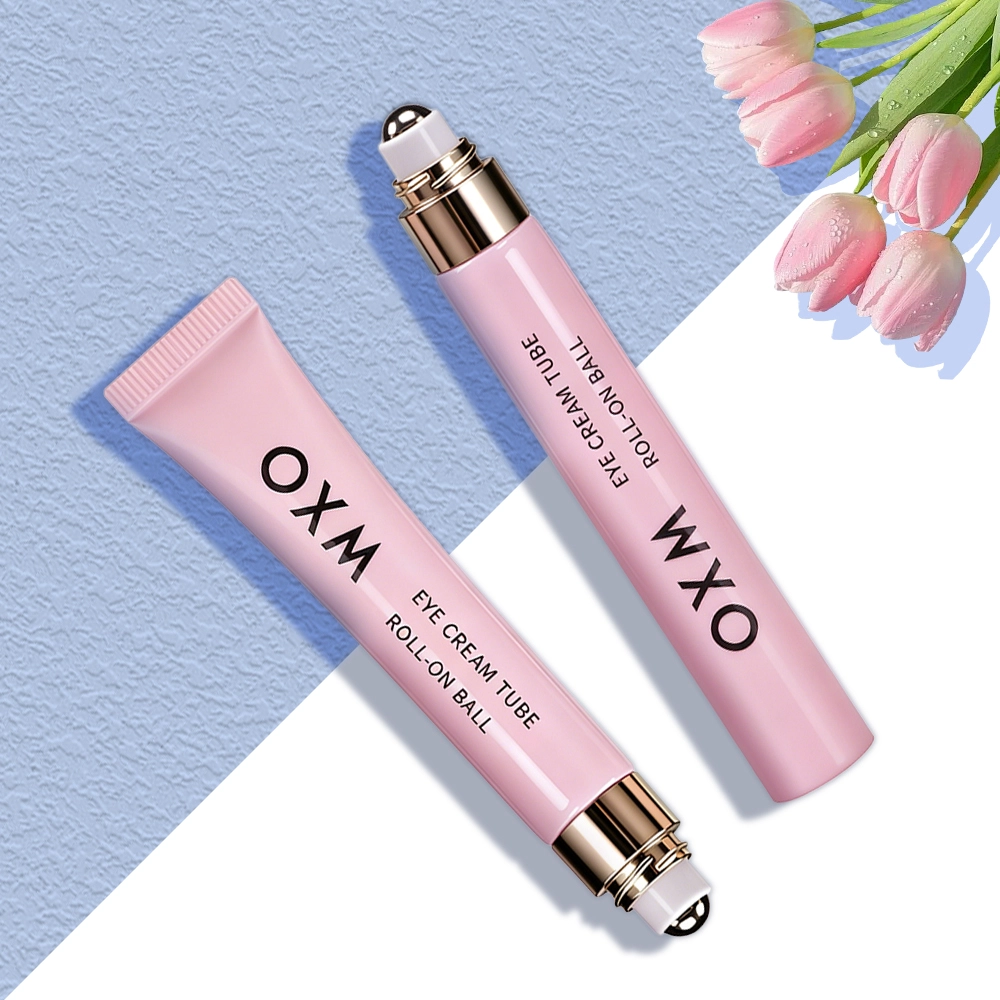 Metal Massage Head Squeeze Tube 8ml 10ml 15ml Cosmetic Lip Gloss Eye Cream Tubes with Screw Cap for Makeup Skin Care