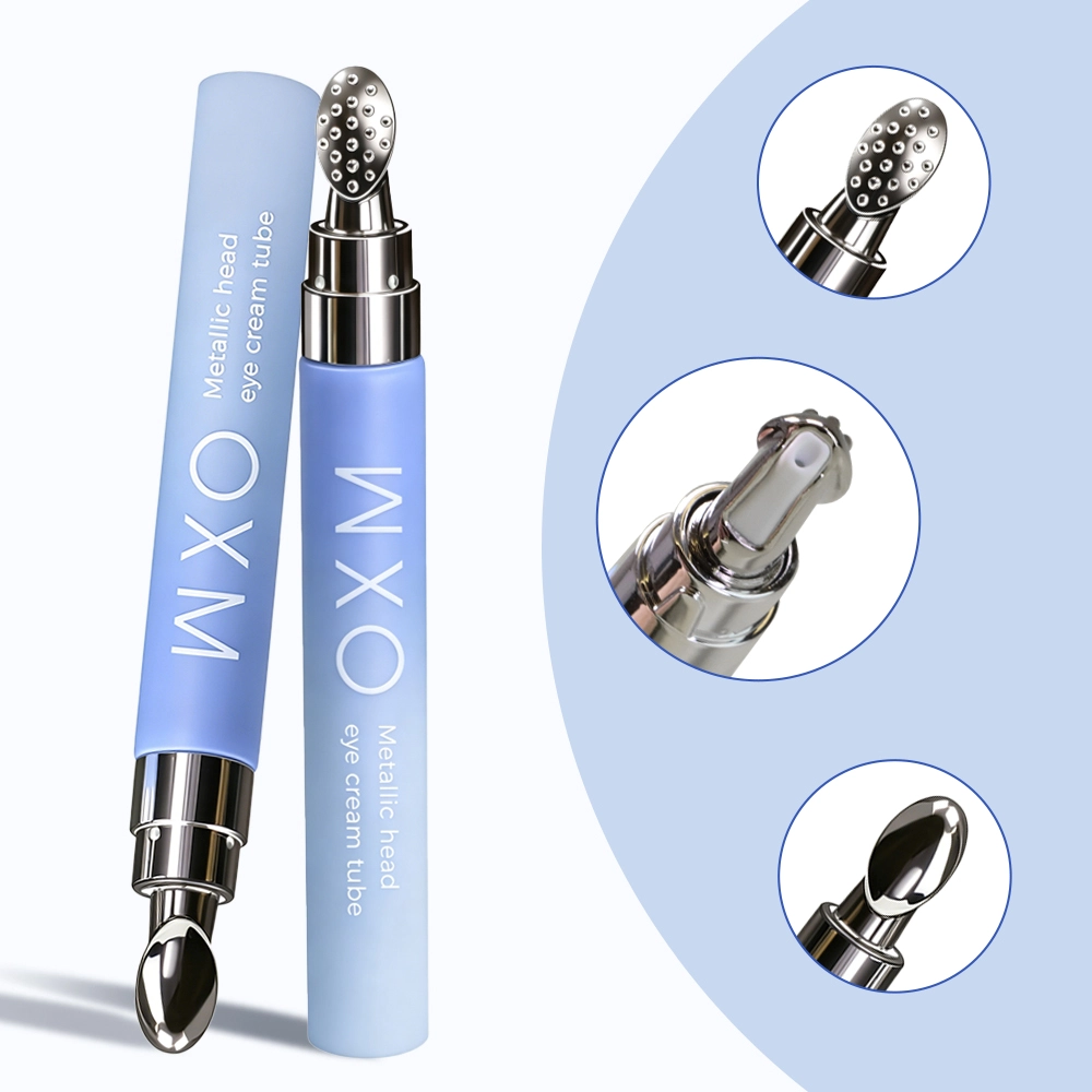 Luxury Wholesale Custom Color 10ml 15ml 20g Empty Squeeze Eye Cream Tube Cosmetic Packaging Zinc Alloy Metal Skin Care