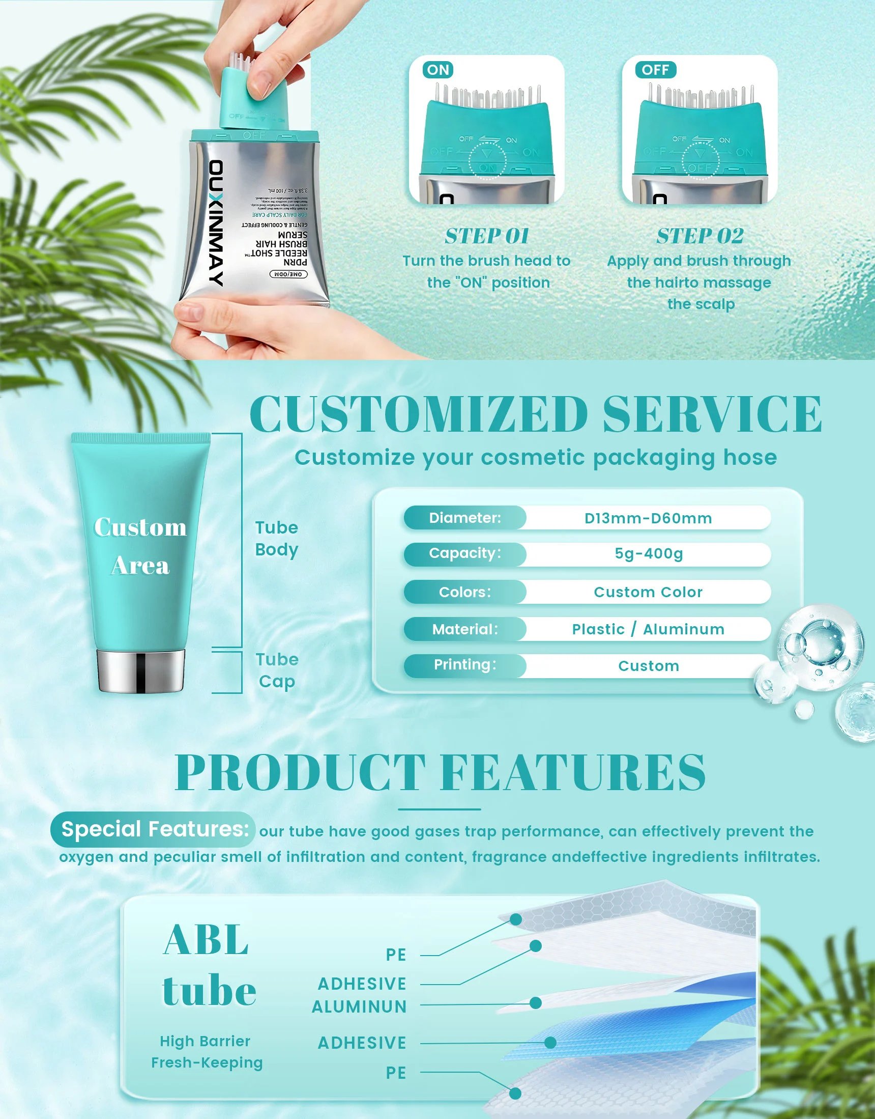 functional massage tube