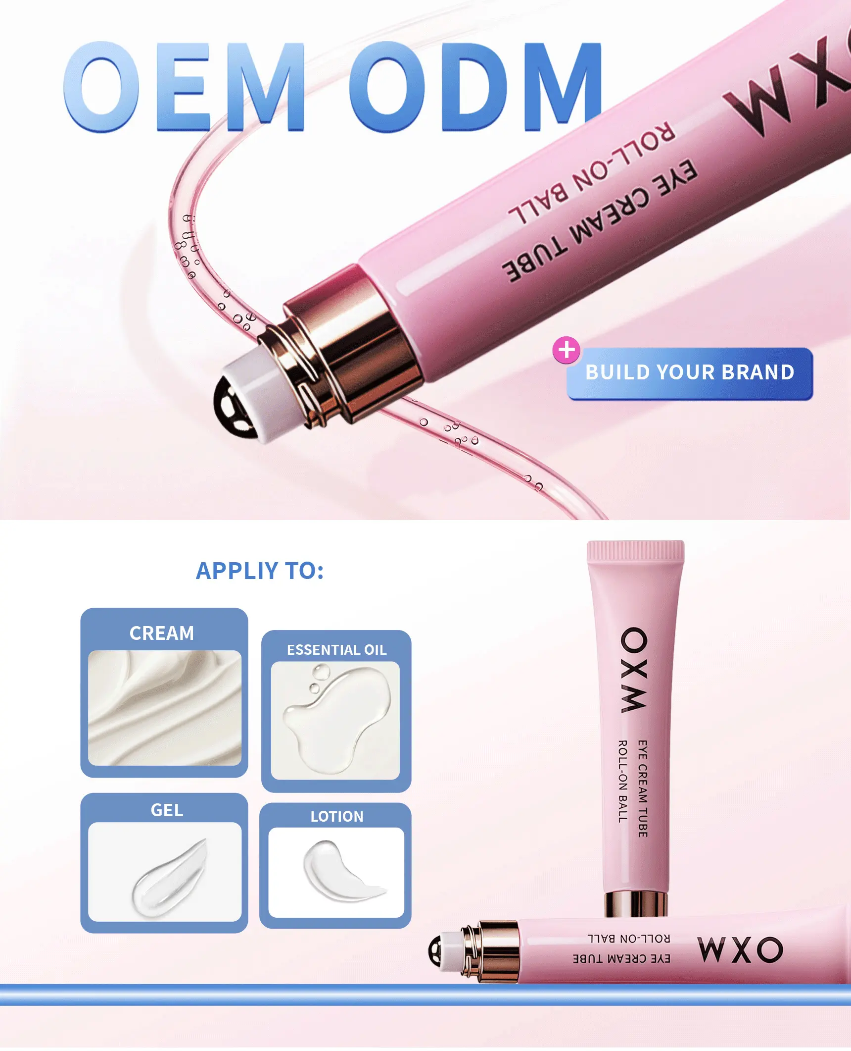 eye cream massage tube