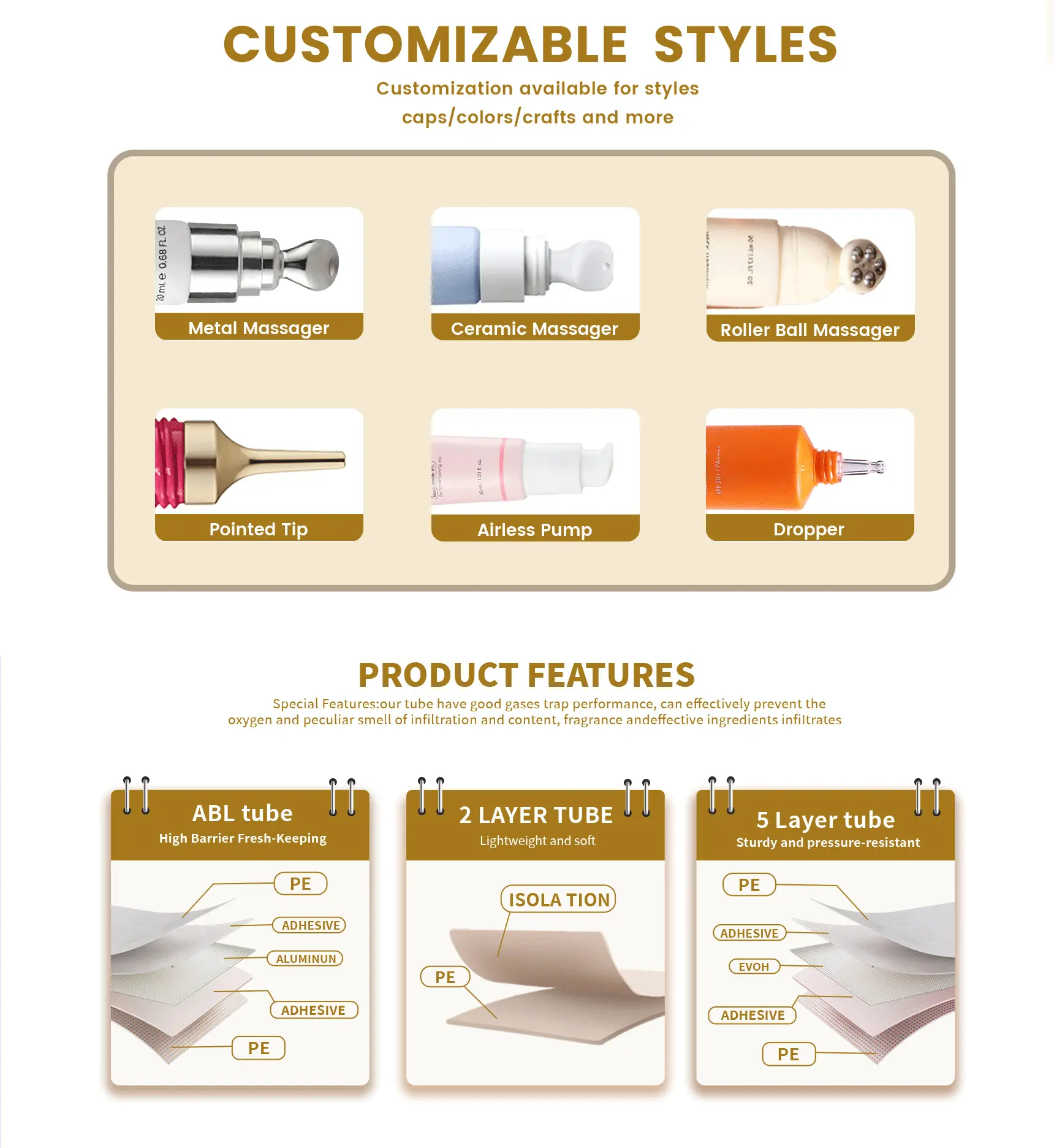 eye cream massage tube